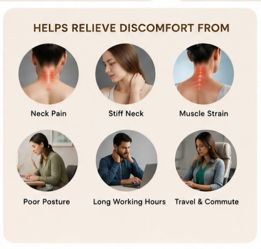 Barefeet™ Neck Support Collar | Soft Cervical Collar for Neck Support & Everyday Comfort