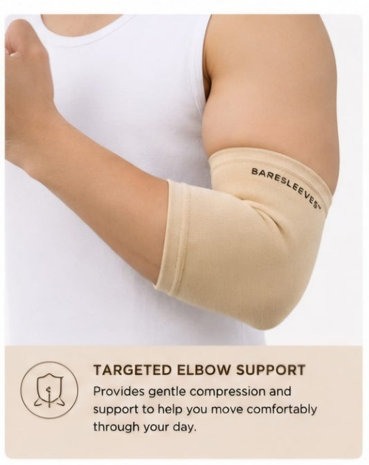 BareSleeves™ Elbow Support Sleeve | Premium Compression Sleeve for Sports & Daily Support