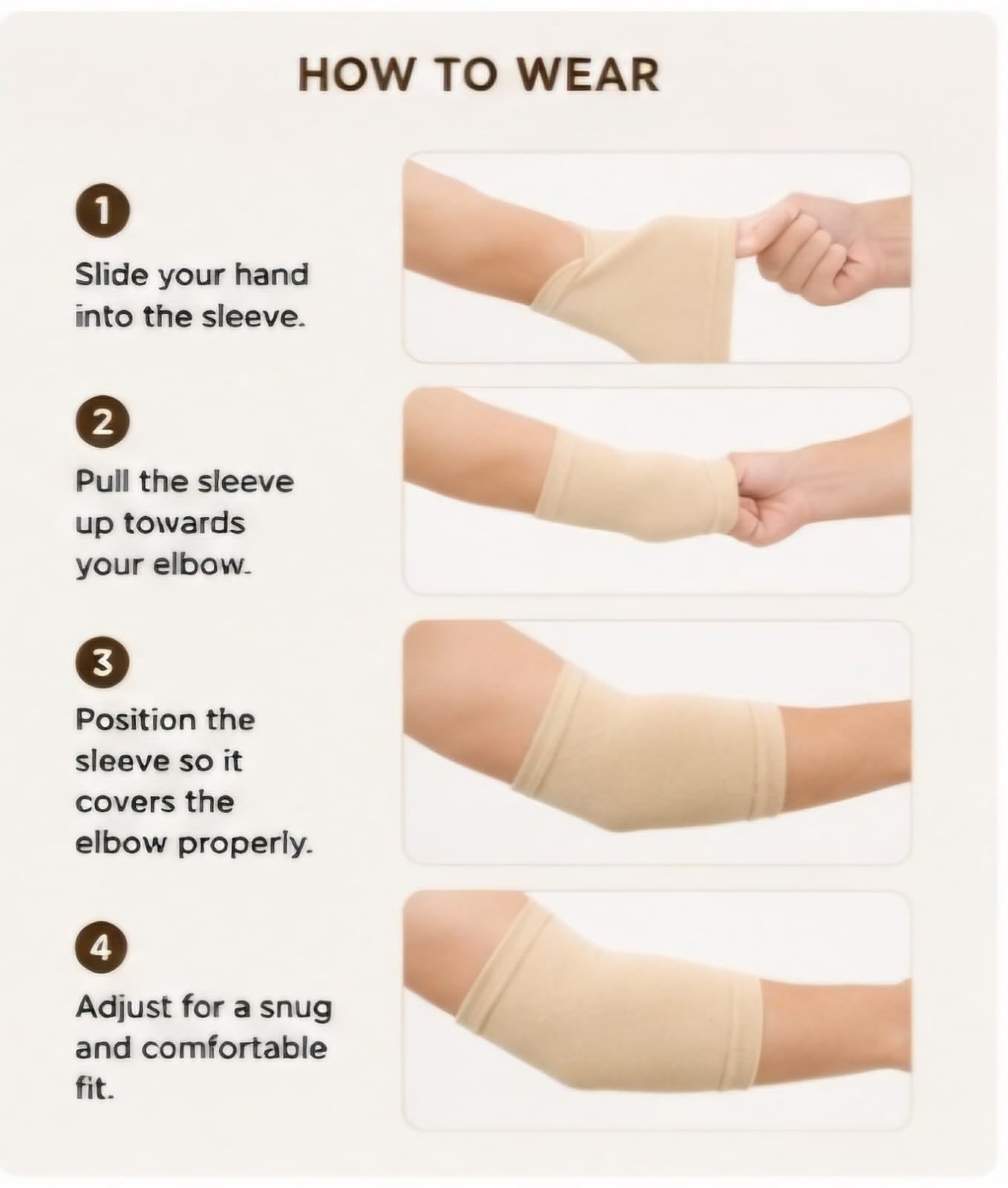 BareSleeves™ Elbow Support Sleeve | Premium Compression Sleeve for Sports & Daily Support