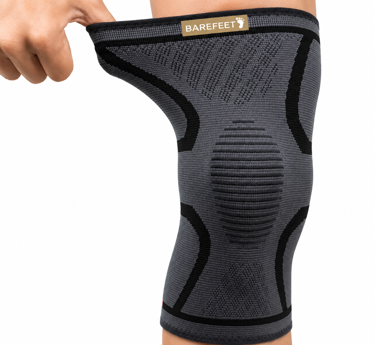 Barefeet™ Knee Support Sleeve | Compression Knee Brace for Sports & Pain Relief