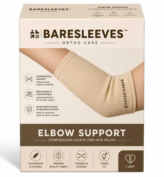 BareSleeves™ Elbow Support Sleeve | Premium Compression Sleeve for Sports & Daily Support